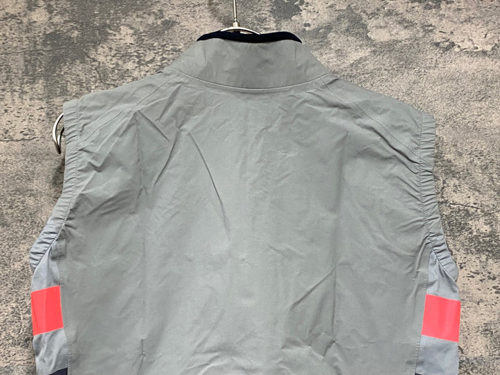 JW051 ラファ Rapha RCC PRO TEAM RAIN GILET サイクルベスト ジレ グレー M