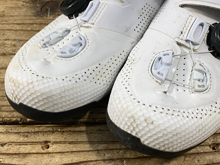KJ725 シマノ SHIMANO RC7 SHRC702M W01E ビンディングシューズ 3穴 BOA 白 EU38