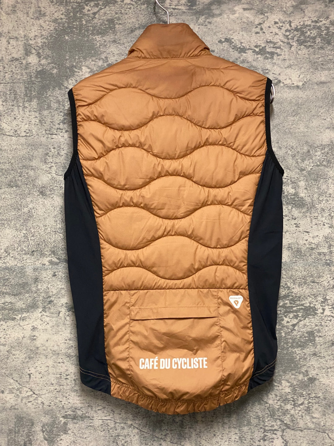 KF514 カフェドシクリステ Cafe du Cycliste ALEXIA unisex サイクルベスト ジレ 茶色 XS