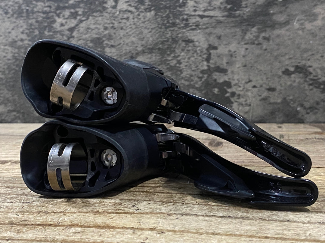 KO999 シマノ SHIMANO 105 ST-5800 STIレバー 2x11S ※左固定部にクラックの為ジャンク