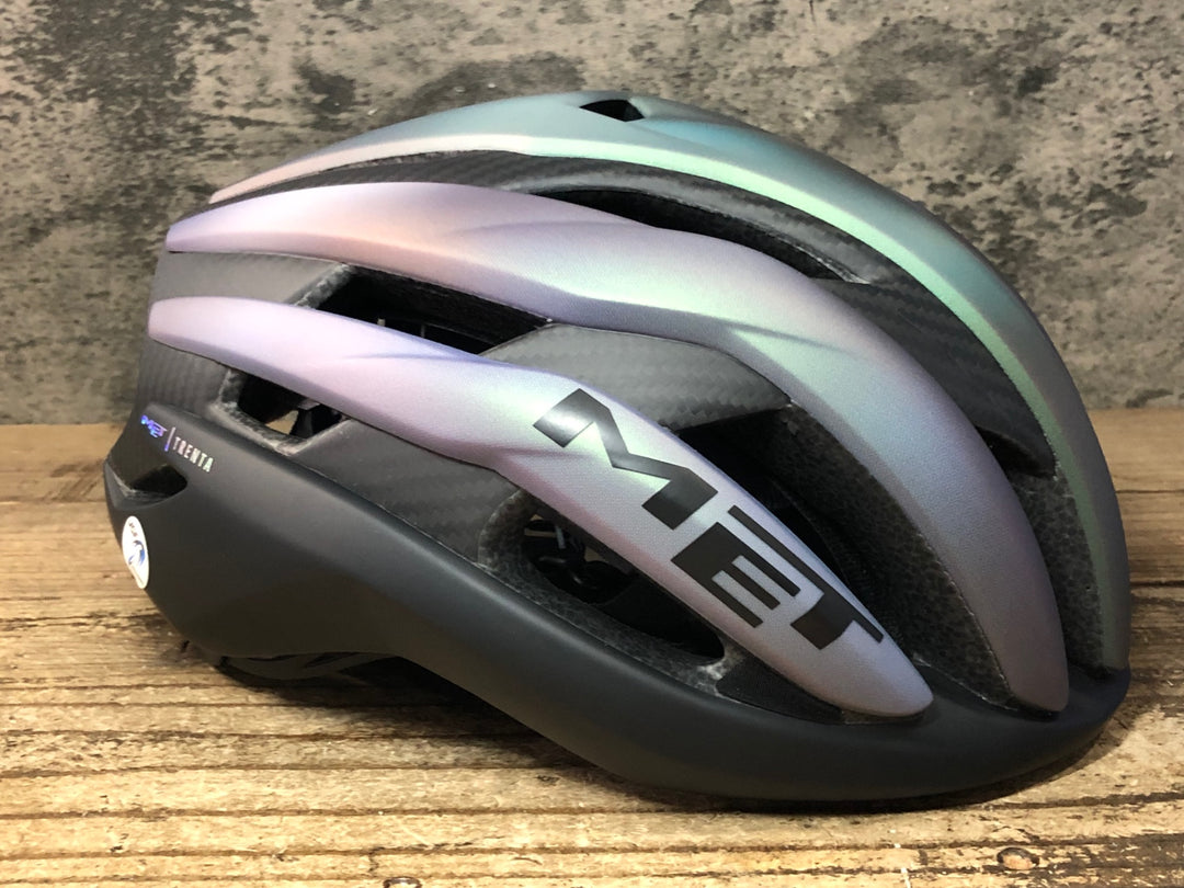 JO310 メット MET トレンタ TRENTA 3K CARBON Mips ヘルメット 緑マジョーラ M 2025/02製造
