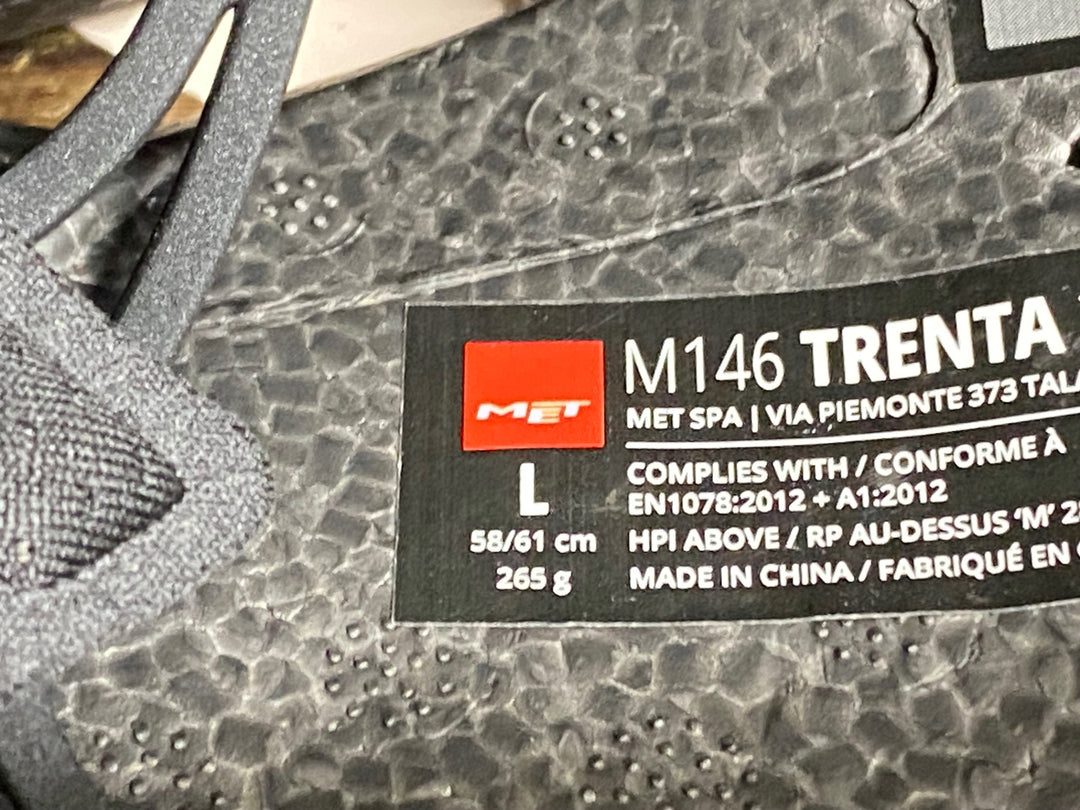 KA012 メット MET トレンタ TRENTA 3K CARBON MIPS ヘルメット 赤黒 Lサイズ 製造2025年3月