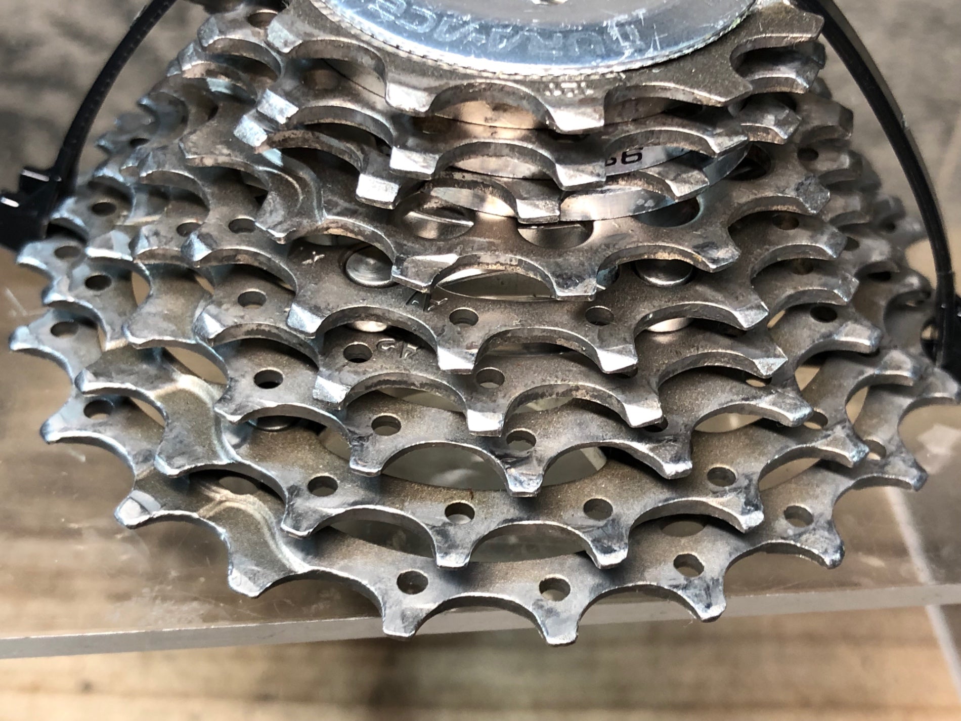 ○SHIMANO シマノ CS-7700 DURA-ACE 9s 11-23T カセットスプロケット