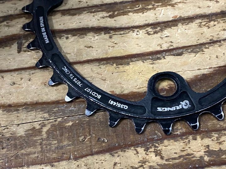 JZ312 ローター ROTOR QRINGS 楕円 チェーンリングセット 48/35T BCD107