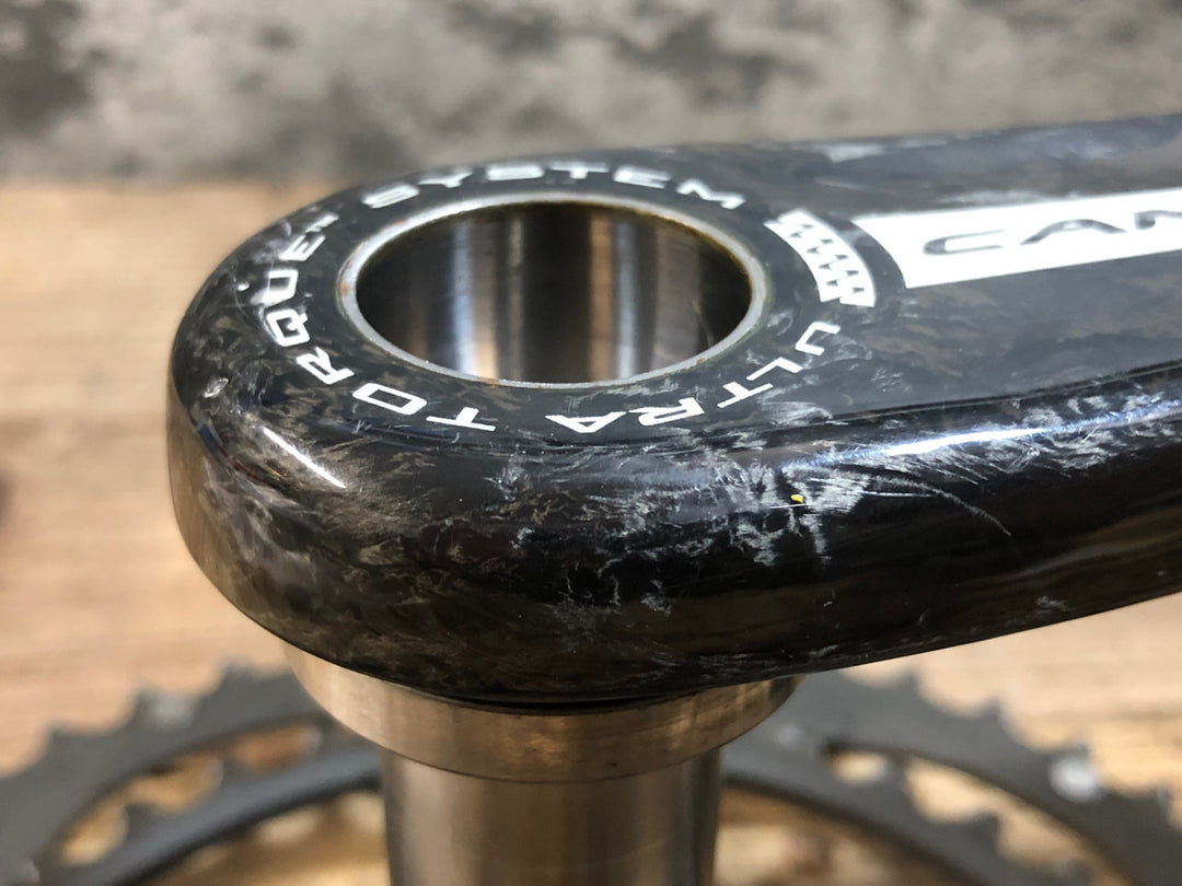 JY310 カンパニョーロ Campagnolo レコード RECORD 11s FC9-RE093C カーボン クランクセット ULTRA TORQUE 53/39T 170mm