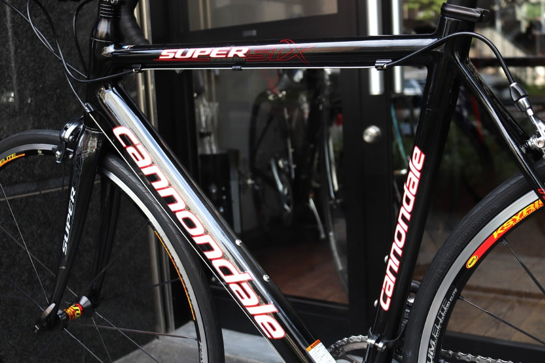 キャノンデール CANNONDALE スーパーシックス SUPERSIX 2008モデル 54サイズ シマノ アルテグラ 6600 10S カーボン ロードバイク 【東京南麻布店】