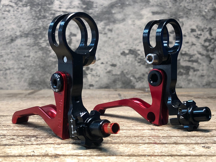 JI416 リデア RIDEA CNC XFH ブレーキレバー Φ22.2 Vブレーキ用