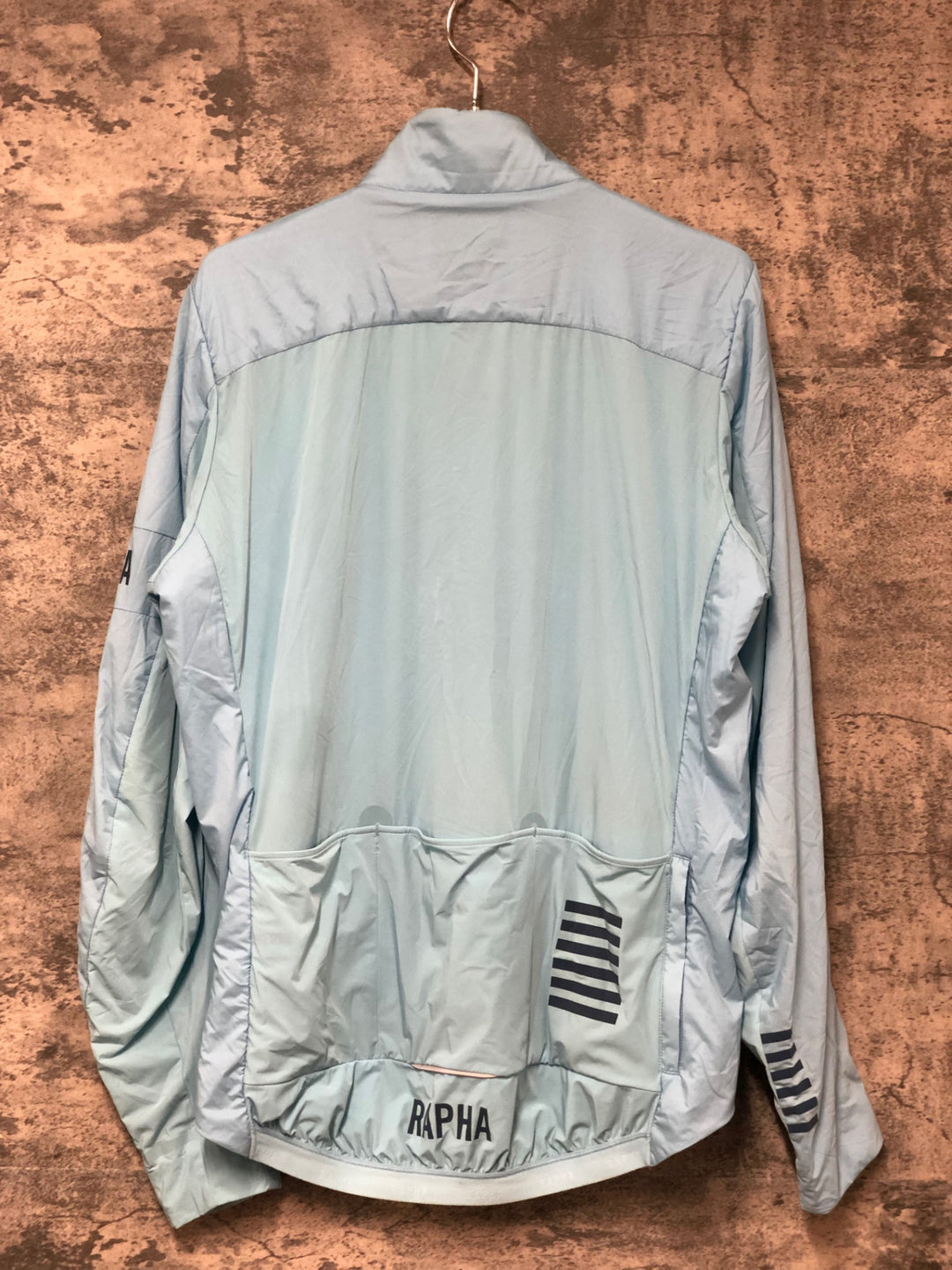 KM919 ラファ Rapha PRO TEAM INSULATED JACKET 長袖 サイクルジャケット 水色 L