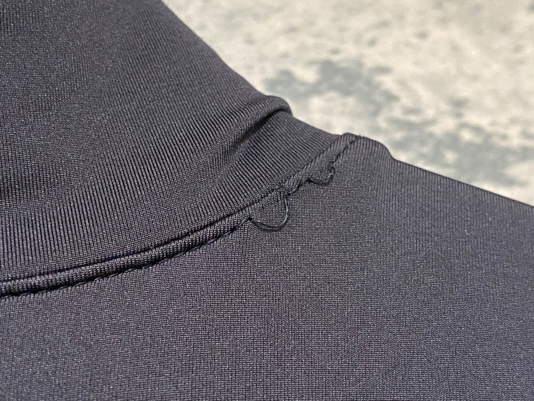 KG957 カステリ CASTELLI ロッソコルサ ROSSO CORSA 半袖 サイクルジャージ 黒 S ハーフジップ