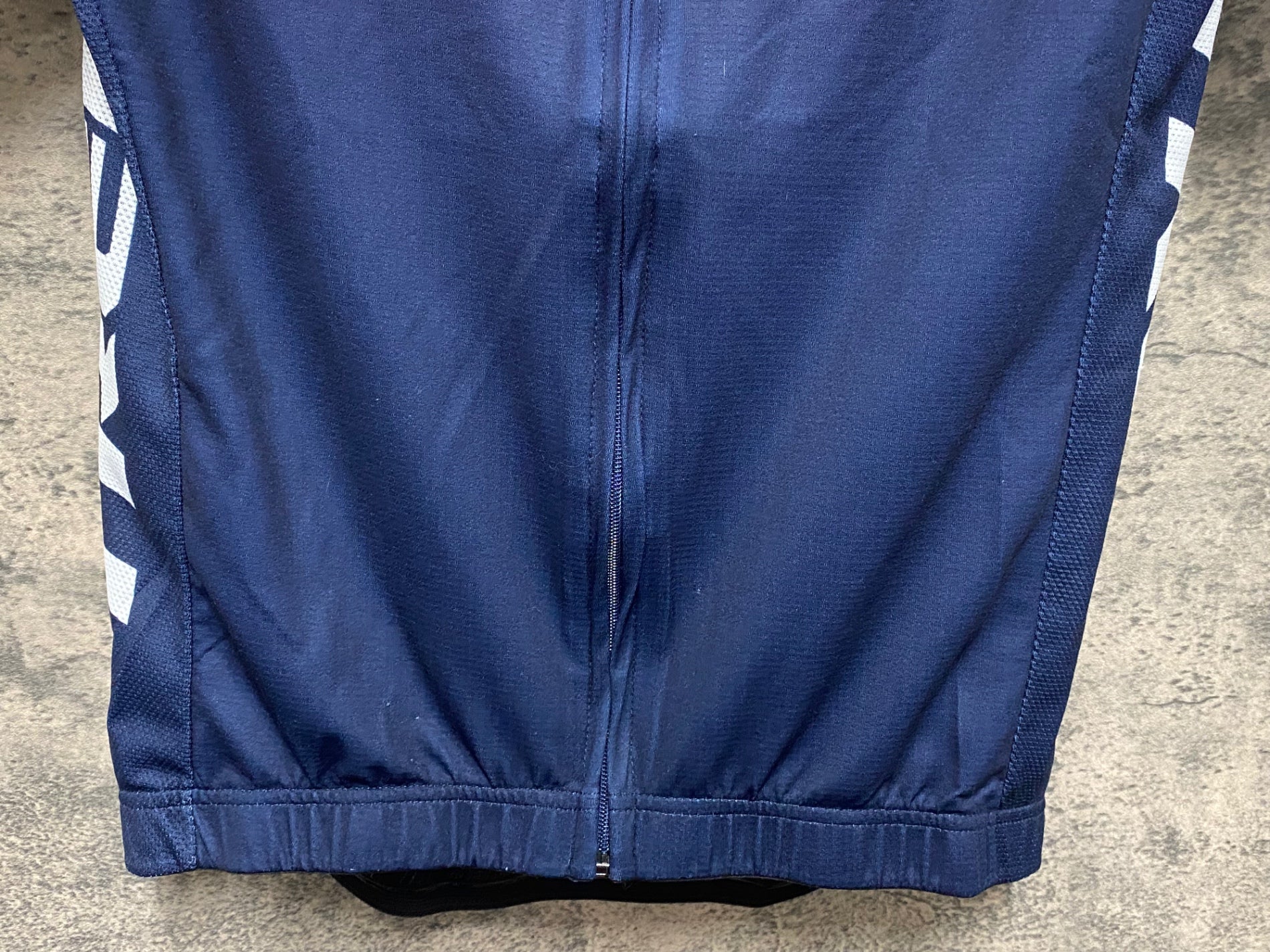 JS451 サンティーニ Santini 半袖 サイクルジャージ ネイビー 赤 M