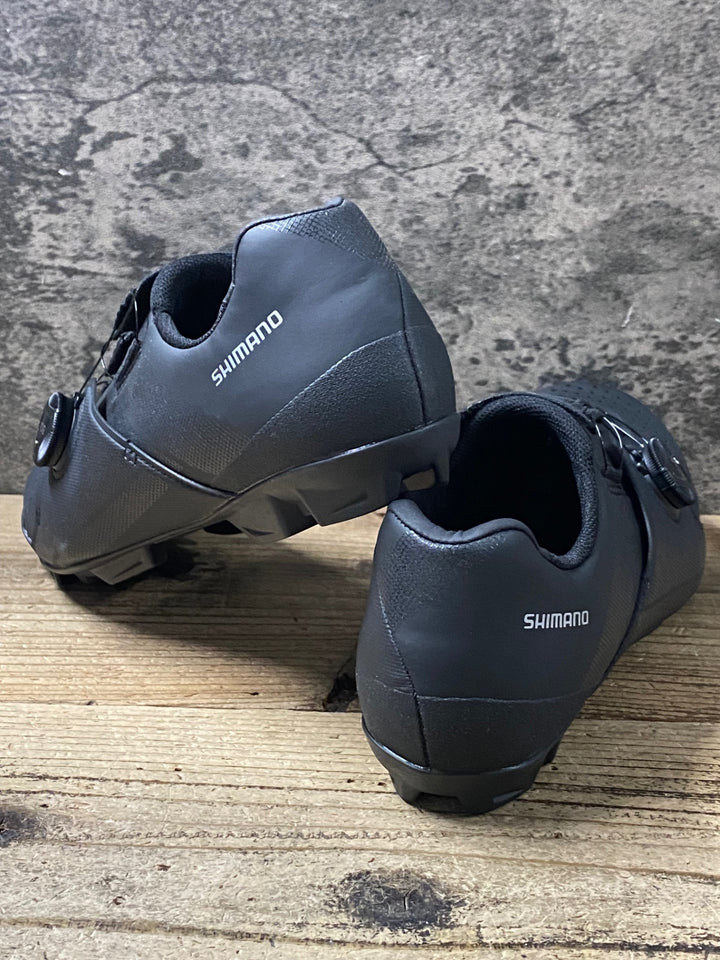 KI038 シマノ SHIMANO XC3 SH-XC300 ビンディングシューズ SPD 黒 EU42
