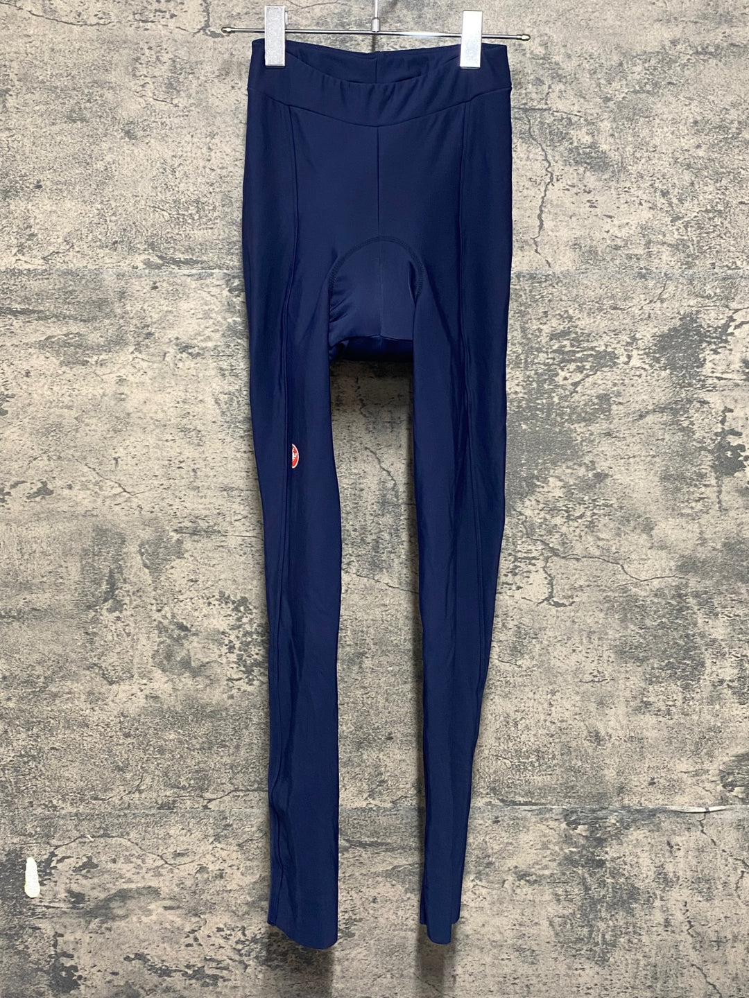 KP120 カステリ CASTELLI レーサータイツ 紺 S 裏起毛