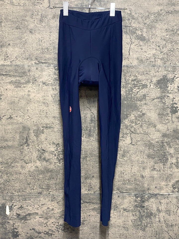 KP120 カステリ CASTELLI レーサータイツ 紺 S 裏起毛