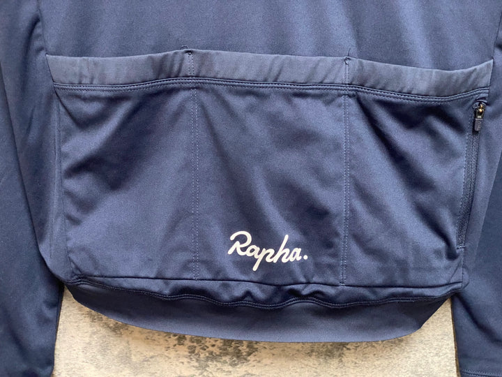 JP293 ラファ Rapha CORE LONG SLEEVE JERSEY 長袖 サイクルジャージ 黒 L 裏起毛
