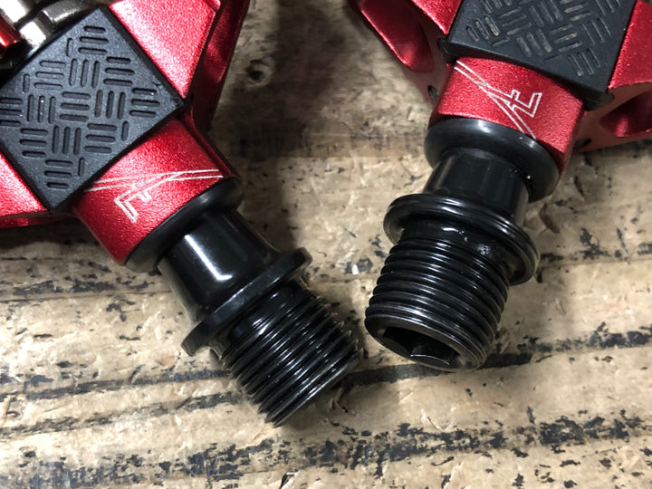 JW437 クランクブラザーズ crankbrothers candy7 ビンディングペダル 赤