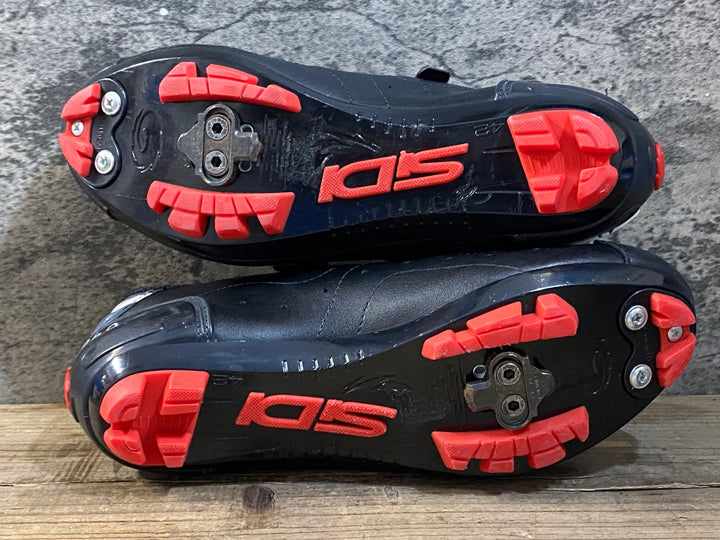 KG408 シディ SIDI TRACE MTB ビンディングシューズ 2穴 ブラック EU42 ※ペン字あり