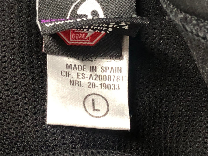 JP841 ETXEONDO ジレ サイクルベスト 黒 L WINDSTOPPER ※反射材劣化