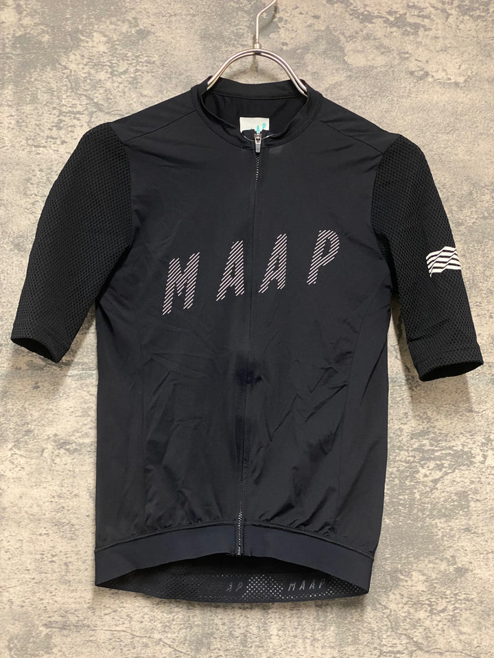 KL003 マープ MAAP PRO FIT JERSEY 半袖 サイクルジャージ 黒 S