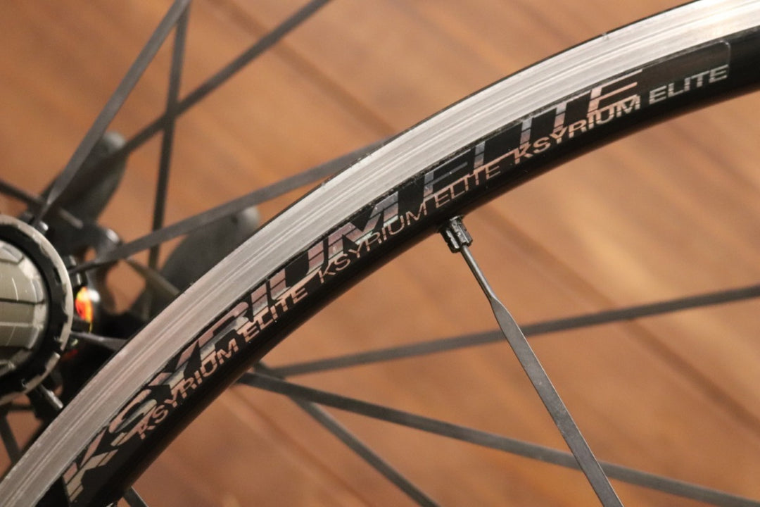 マヴィック MAVIC キシリウム エリート KSYRIUM ELITE アルミ クリンチャー ホイールセット シマノ 11/12S ナローリム 13C 【東京南麻布店】