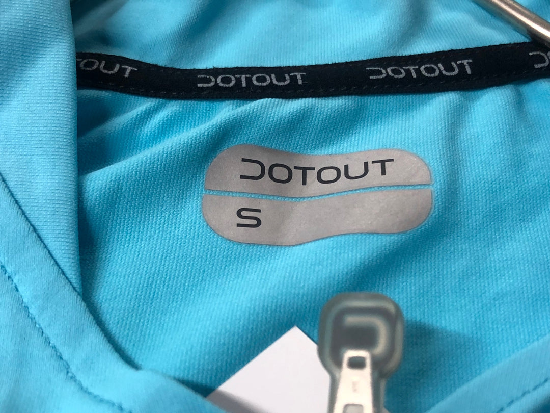 JK119 ドットアウト DOTOUT レディース 半袖 サイクルジャージ ターコイズ S