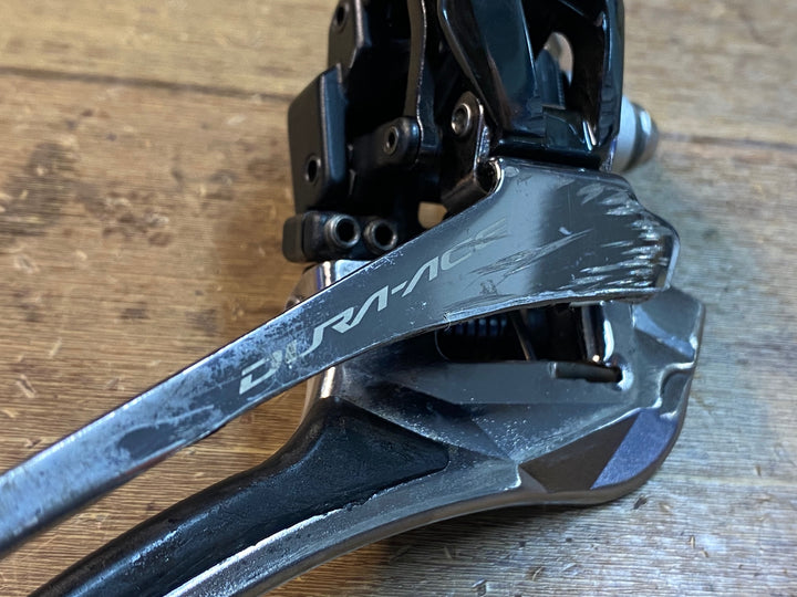 JK508 シマノ SHIMANO デュラエース DURA-ACE FD-R9100 フロントディレイラー ※削り加工 ジャンク