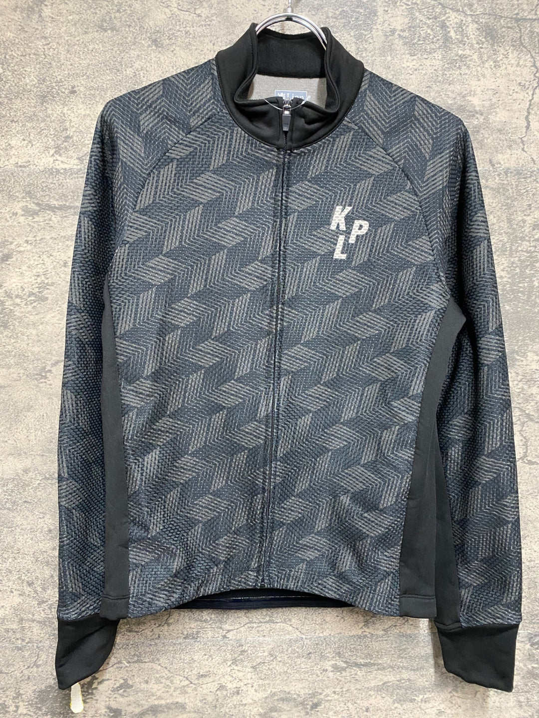KM237 リオンドカペルミュール Lion de KAPELMUUR 長袖 サイクルジャケット グレー ASIA M 裏起毛