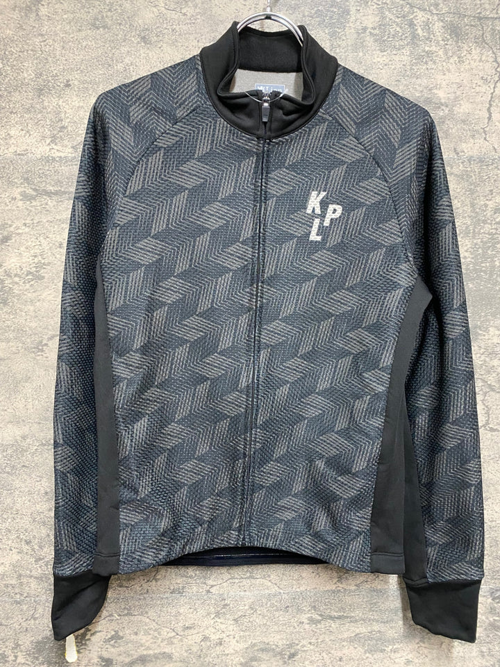 KM237 リオンドカペルミュール Lion de KAPELMUUR 長袖 サイクルジャケット グレー ASIA M 裏起毛