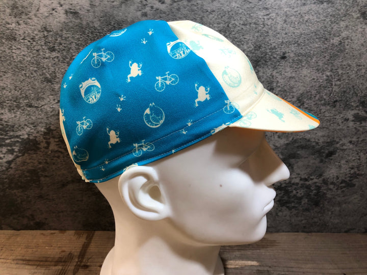 KG249 バレット VALETTE サイクルキャップ 白 水 M 虹