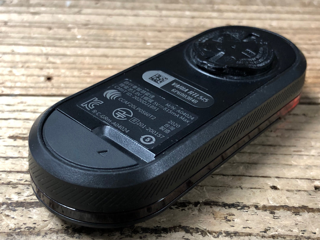 KF386 ガーミン GARMIN VARIA RTL515 リアビューレーダー リアライト 動作確認済