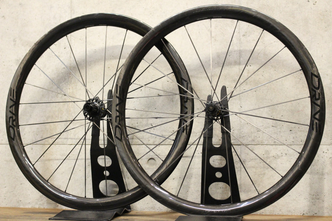 エリートホイールズ ELITE WHEELS ドライブ DRIVE 40D カーボン チューブレスレディ ホイールセット シマノ12/11S 【福岡店】