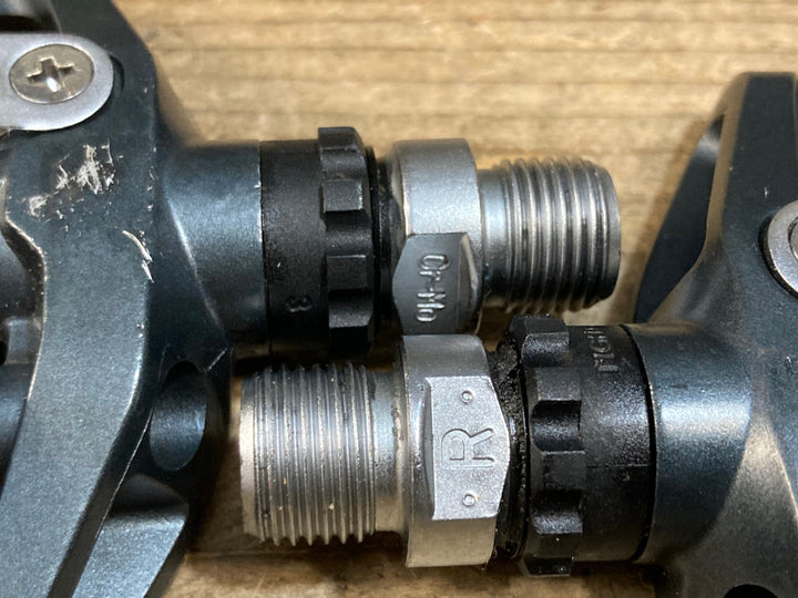 JZ350 シマノ SHIMANO PD-EH500 ビンディングペダル 片面フラット SPD ※錆あり,グリップピン欠品