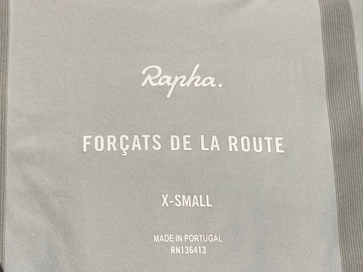 JX035 ラファ Rapha PRO TEAM TRAINING JERSEY 半袖 サイクルジャージ グレー XS 裾ゴム伸び