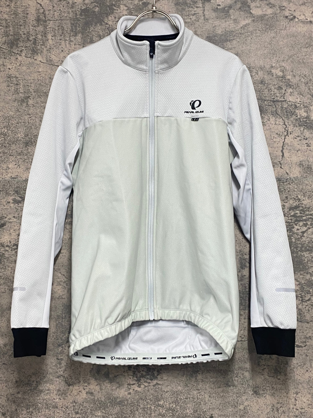 JX894 パールイズミ PEARL iZUMi 長袖サイクルジャケット 白グレー M 裏起毛