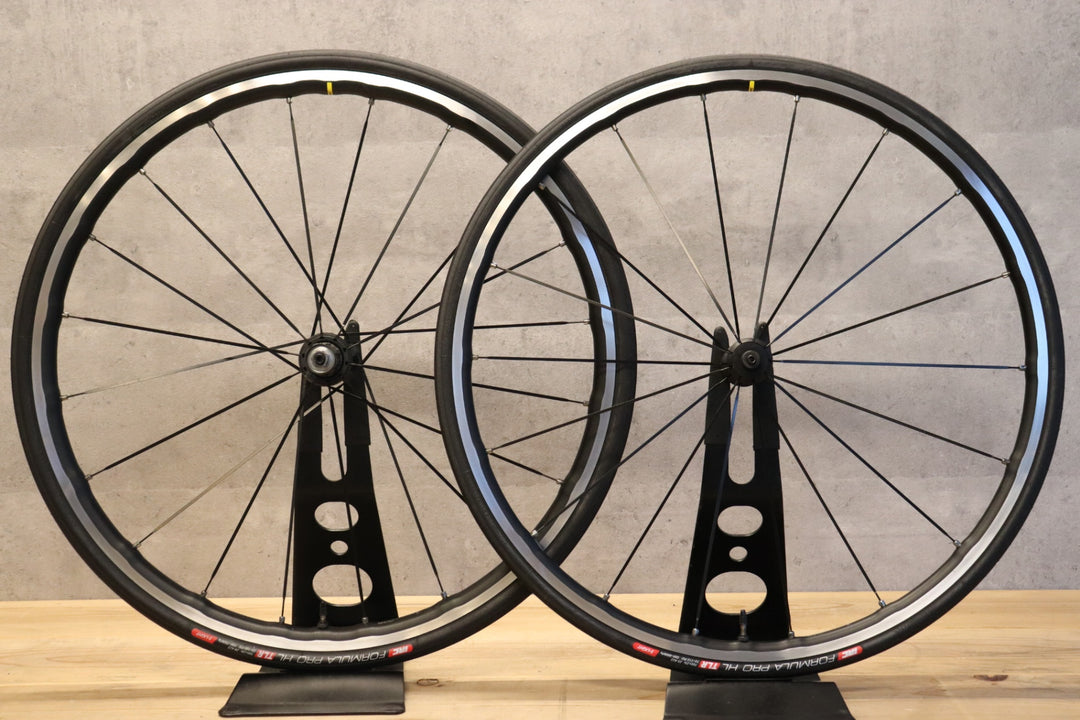 マヴィック MAVIC キシリウムエリート KSYRIUM ELITE UST アルミ チューブレスレディ ホイールセット シマノ11/12S 【さいたま浦和店】