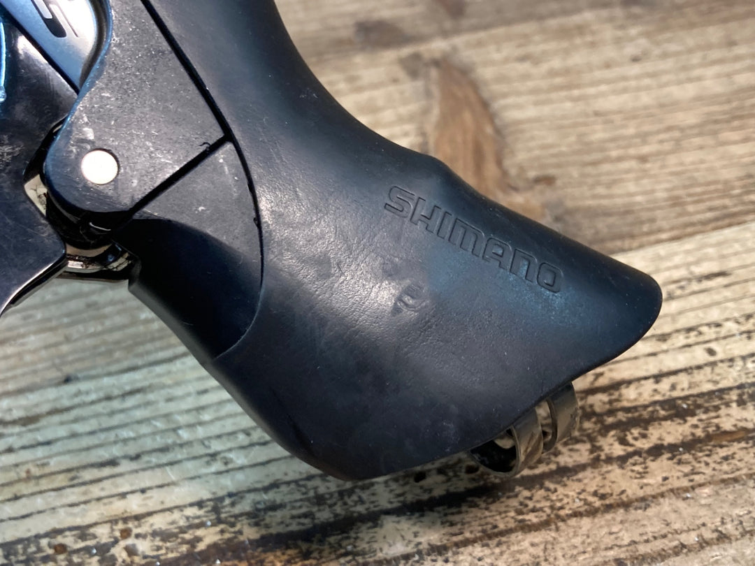 IL558 シマノ SHIMANO 105 ST-5800 STIレバー 2x11S ※左固定部にクラックの為ジャンク