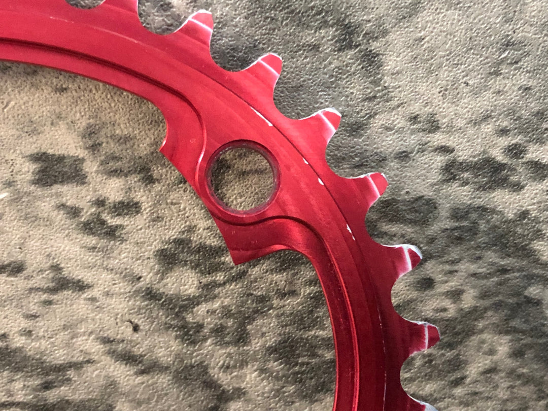 JS566 スミス SMITH バロックギア Baroque Gear チェーンリング 34T ±2 90° C 赤