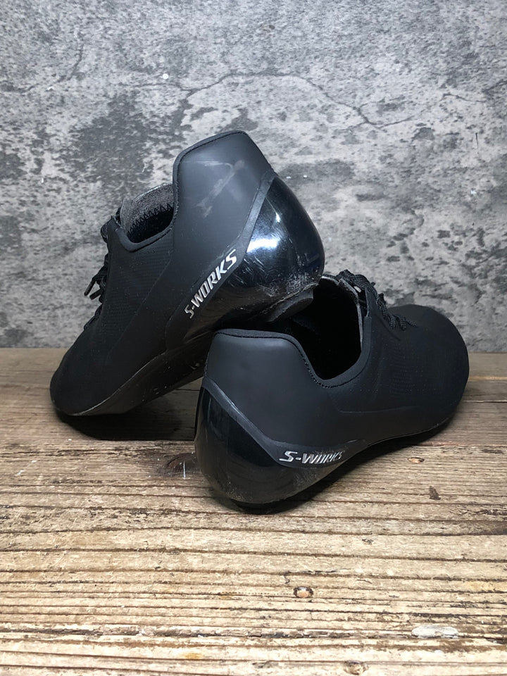 JM763 スペシャライズド SPECIALIZED S-WORKS TORCH LACE ビンディングシューズ 3穴 黒 EU39 ※ガリ傷