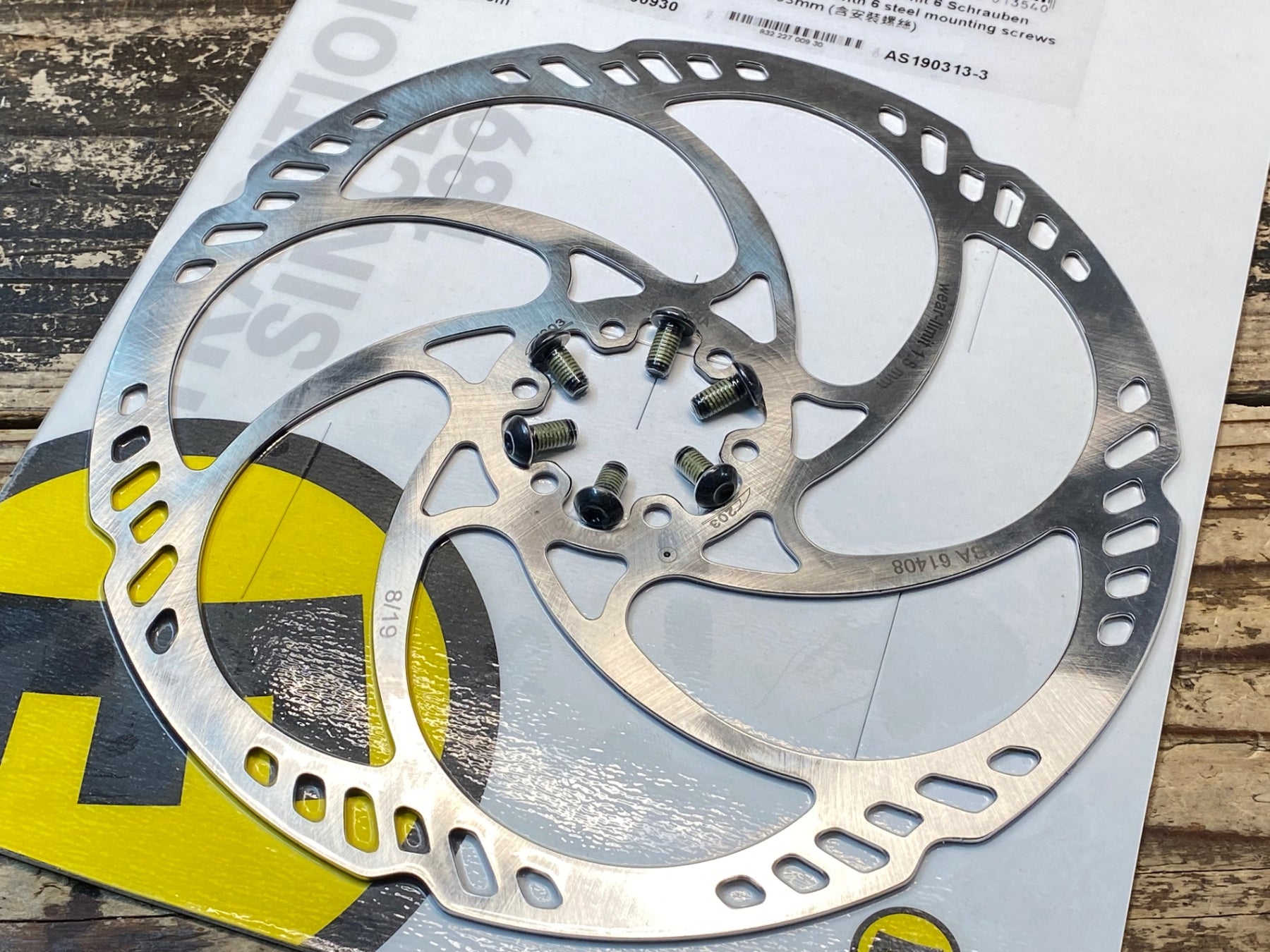 JF244 マグラ MAGURA Storm HC ディスクブレーキローター Φ203 6bolt