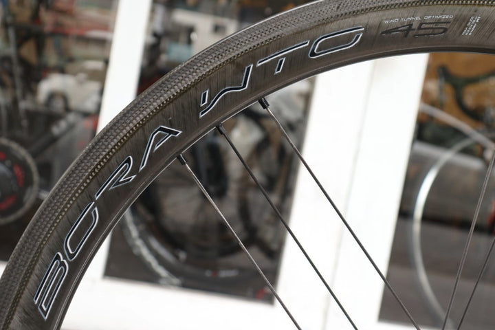 カンパニョーロ Campagnolo ボーラ BORA WTO 45 カーボン クリンチャー チューブレス ホイールセット シマノ11S/12S 19C 【横浜店】