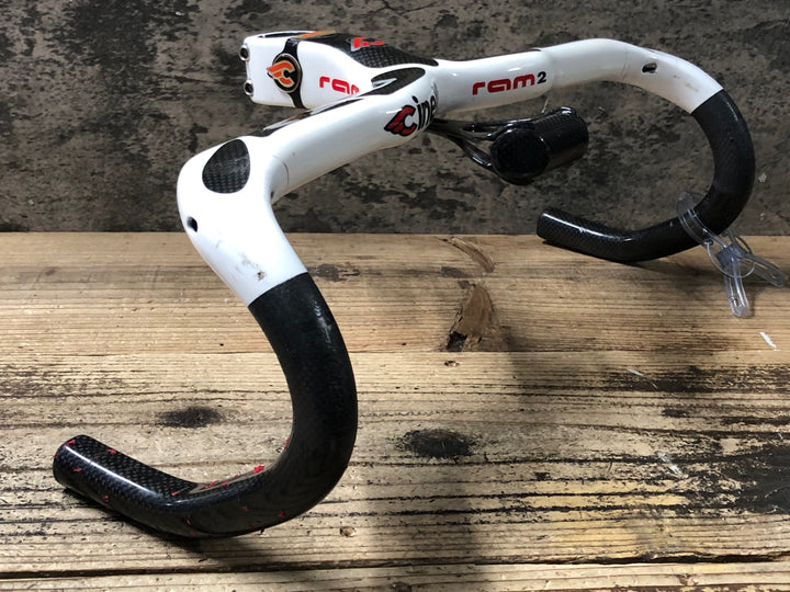 JO970 チネリ CINELLI RAM2 カーボン ドロップハンドル 一体型 OS 110mm エンドC-C420mm