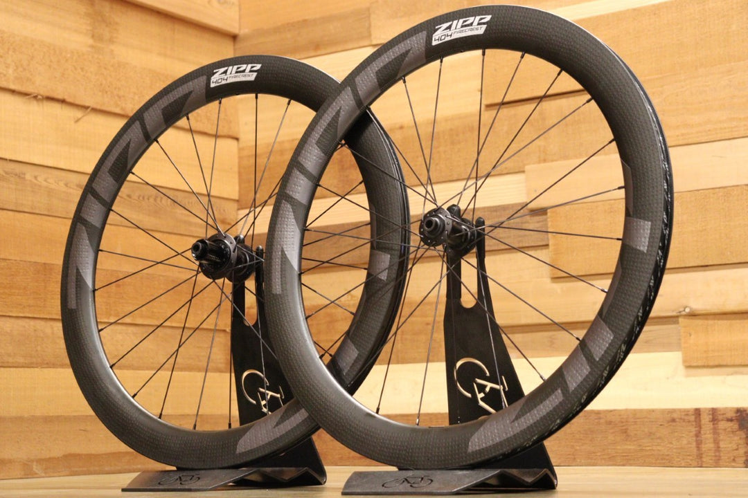 ジップ ZIPP 404 ファイヤークレストディスク FIRECREST TUBELESS DISC シマノ 12/11S カーボン フックレス チューブレス ホイールセット 23C 【立川店】