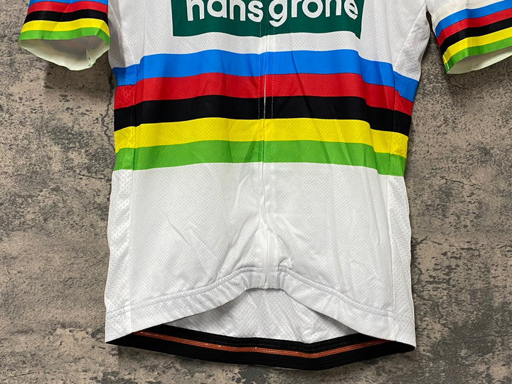 KJ818 スポーツフル sportful 半袖 サイクルジャージ 白 M BORA hansgrohe