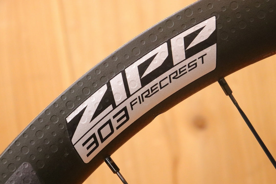 ジップ ZIPP 303 FIRECREST TUBELESS DISC カーボン チューブレスレディ ホイールセット シマノ 11S/12S フックレス 【芦屋店】