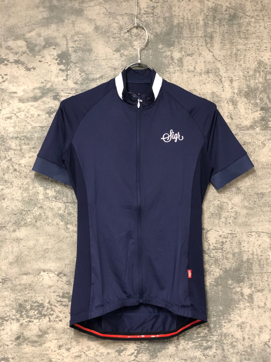 KO411 シーガー Sigr 半袖 サイクルジャージ 紺 XS レディース
