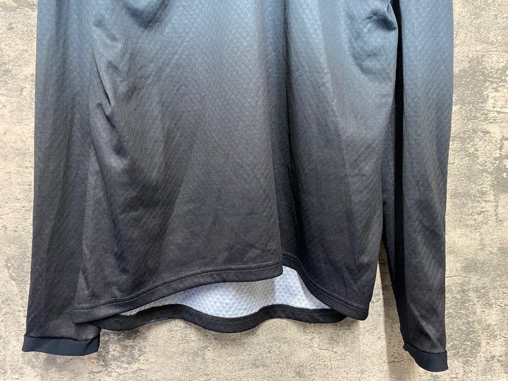 JL102 アソス assos TRAIL LS JERSEY T3 長袖 サイクルジャージ グレー 黒 S