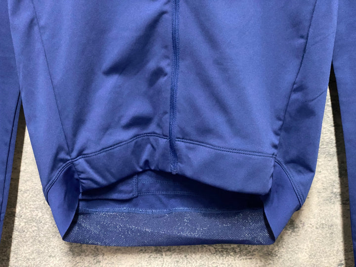 JQ776 ラファ Rapha CORE LONG SLEEVE JERSEY 長袖 サイクルジャージ 紺 S 裏起毛