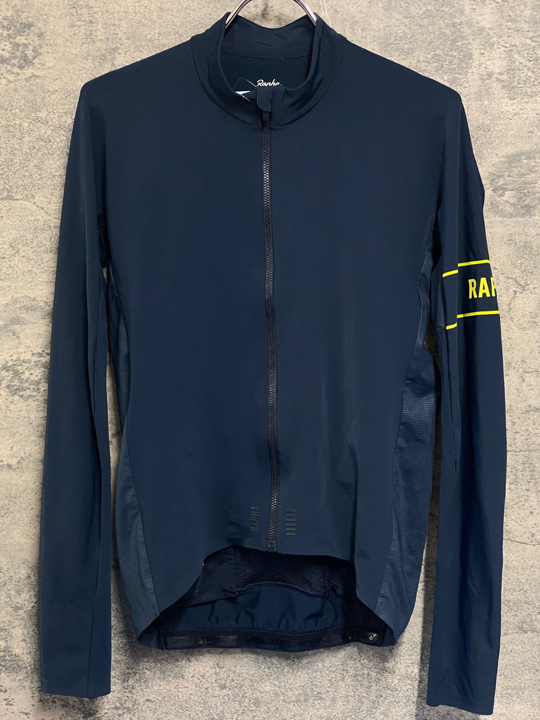 JV264 ラファ Rapha PRO TEAM LONG SLEEVE THERMAL JERSEY 長袖 サイクルジャージ 濃紺 M