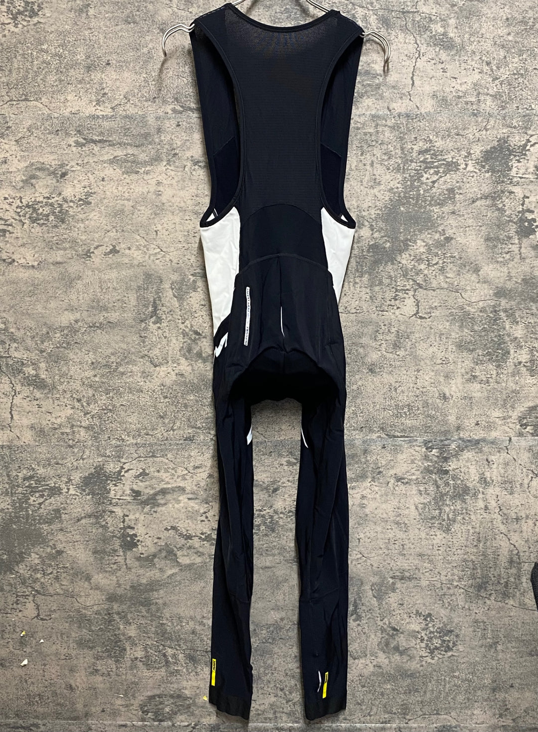 JZ642 マヴィック MAVIC ビブタイツ 白 黒 M 裏起毛