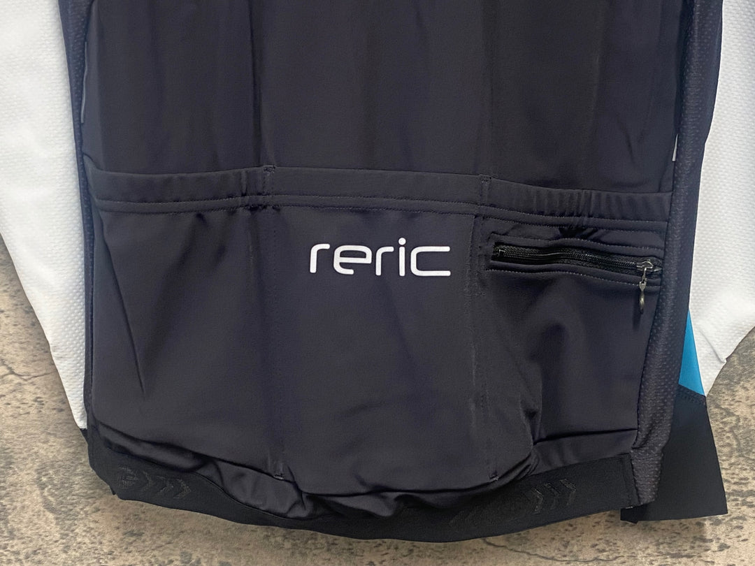 JV957 レリック reric Axis Long Sleeve Jersey 長袖 サイクルジャージ 黒青 M 裏起毛