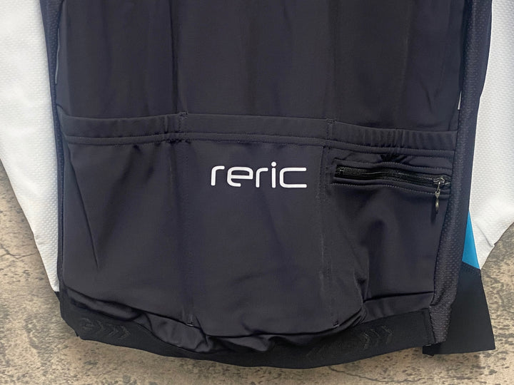 JV957 レリック reric Axis Long Sleeve Jersey 長袖 サイクルジャージ 黒青 M 裏起毛
